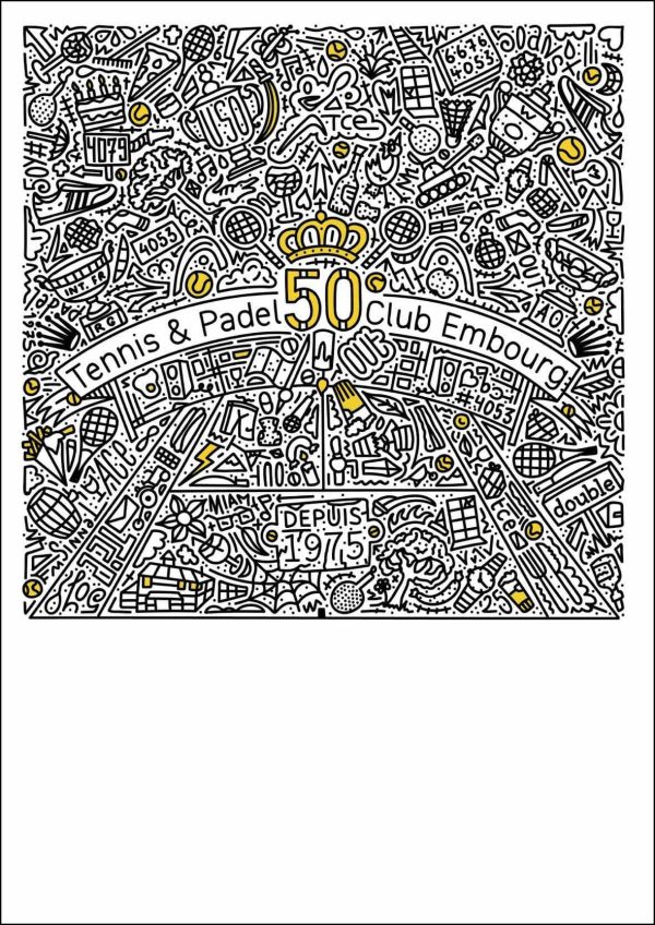 Affiche des 50 ans (format A1)
